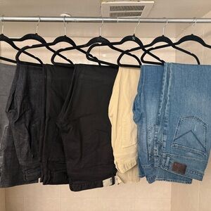 7-pair John Varvatos Bowery jeans 32”